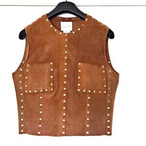 Celine Suede Studded Vest
